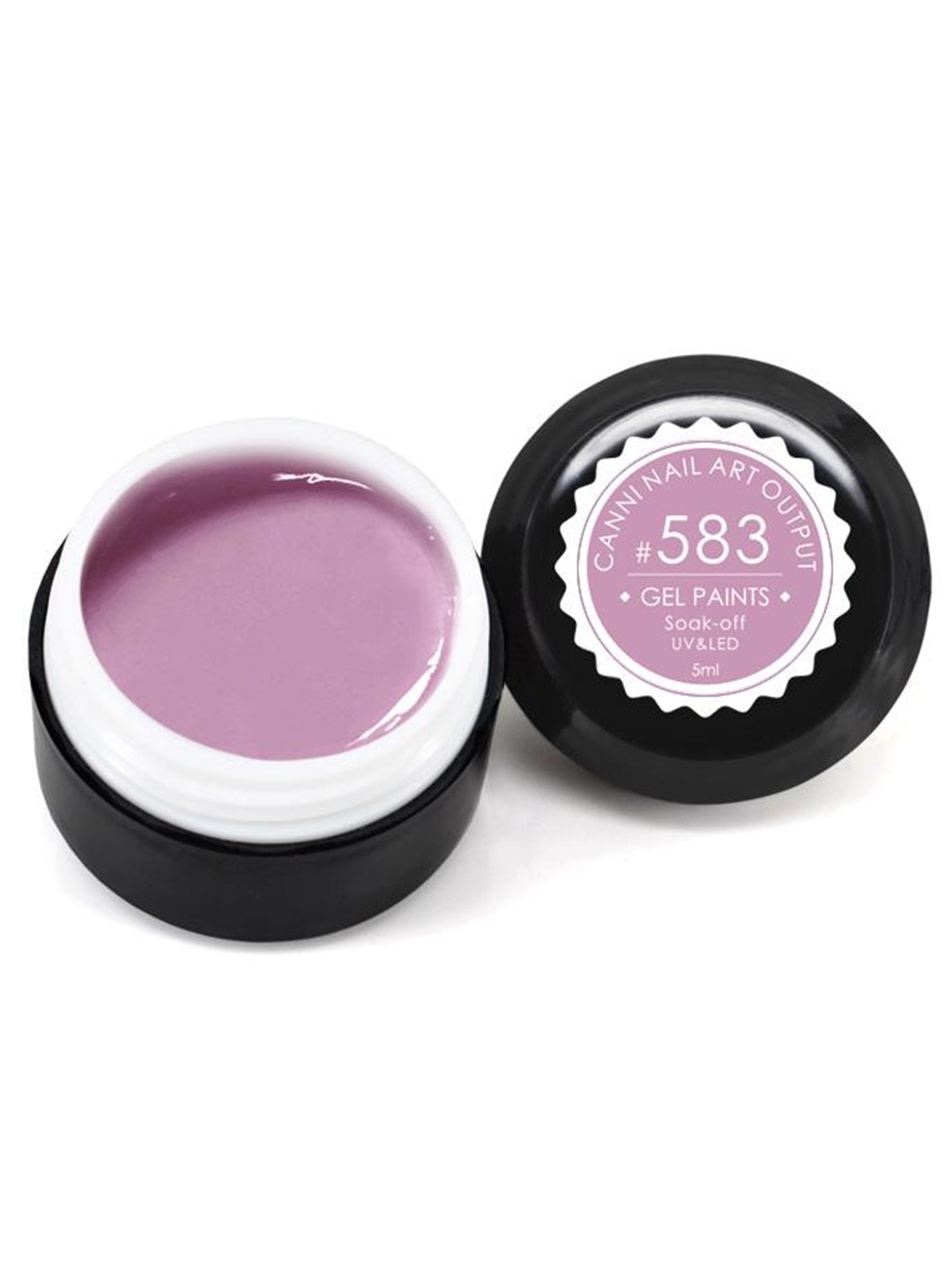 

CANNI Nail Art Output Soak-Off UV & LED Gel Nail Paints - 583, Lavender