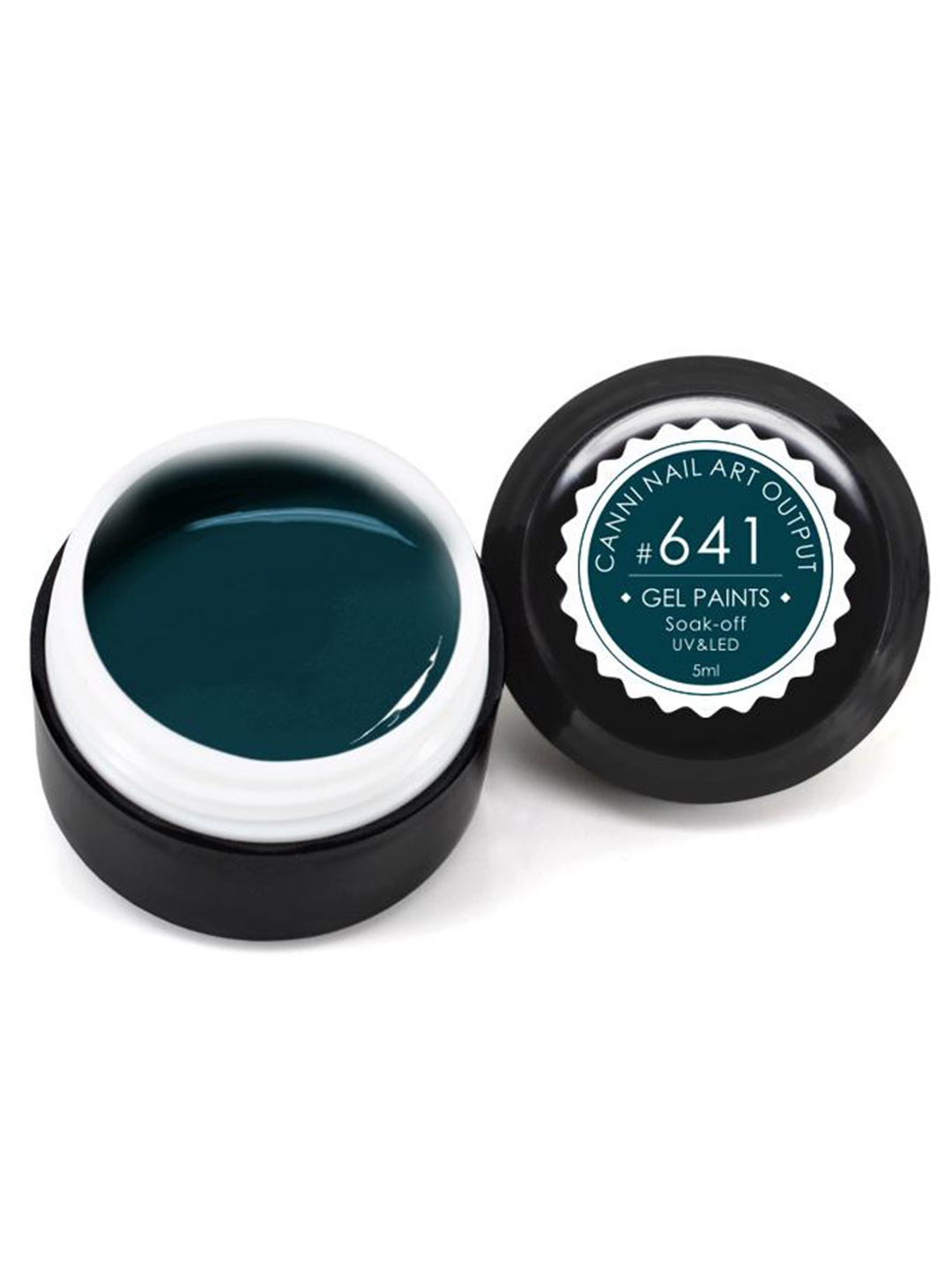 

CANNI Nail Art Output Soak-Off UV & LED Gel Nail Paints - 641, Green