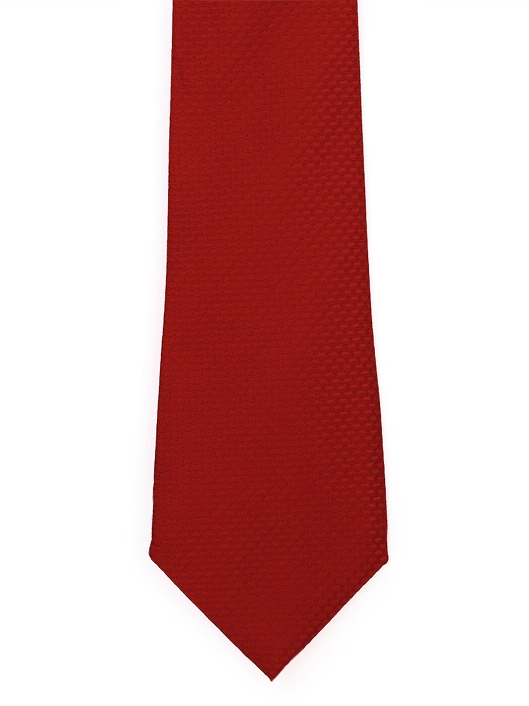 

Peter England Men Red Printed Broad Tie