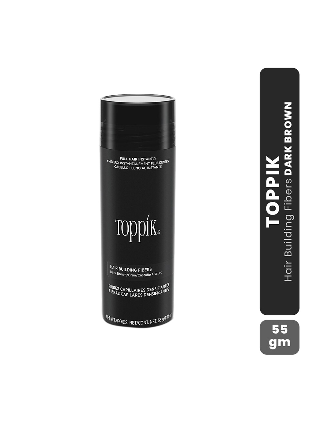 

Toppik Hair Building Fibers for Thinning Hair 55g - Dark Brown, Coffee brown