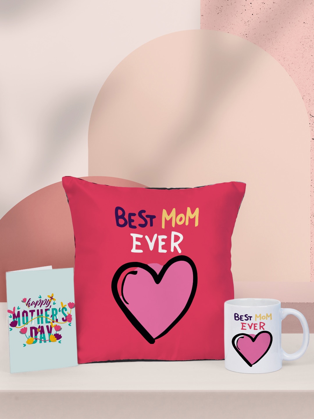 

Crazy Corner Pink & Black Printed Mothers Day Gift Set