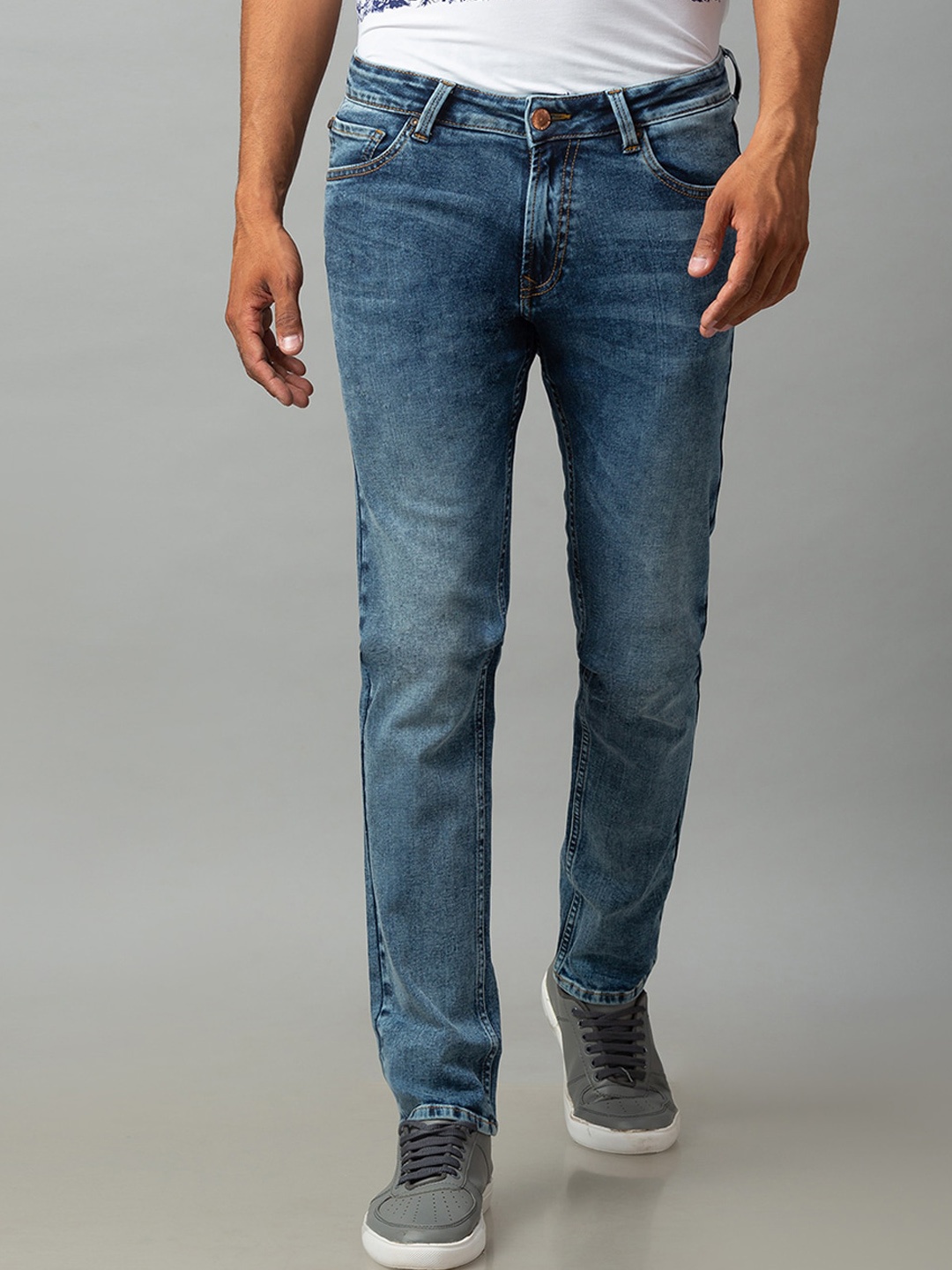 

SPYKAR Men Blue Rovers Light Fade Cotton Jeans