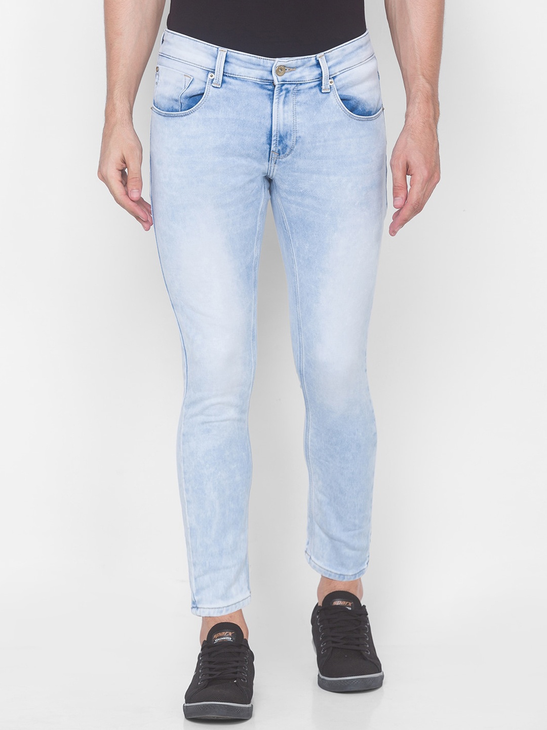 

SPYKAR Men Blue Kano Slim Fit Heavy Fade Jeans