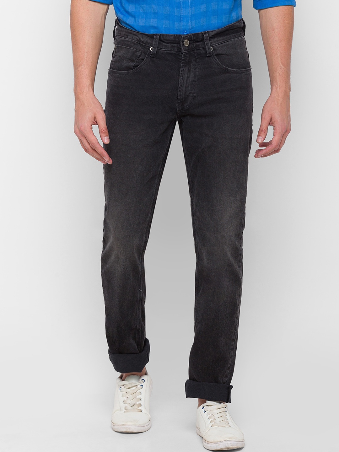 

SPYKAR Men Black Rovers Light Fade Jeans