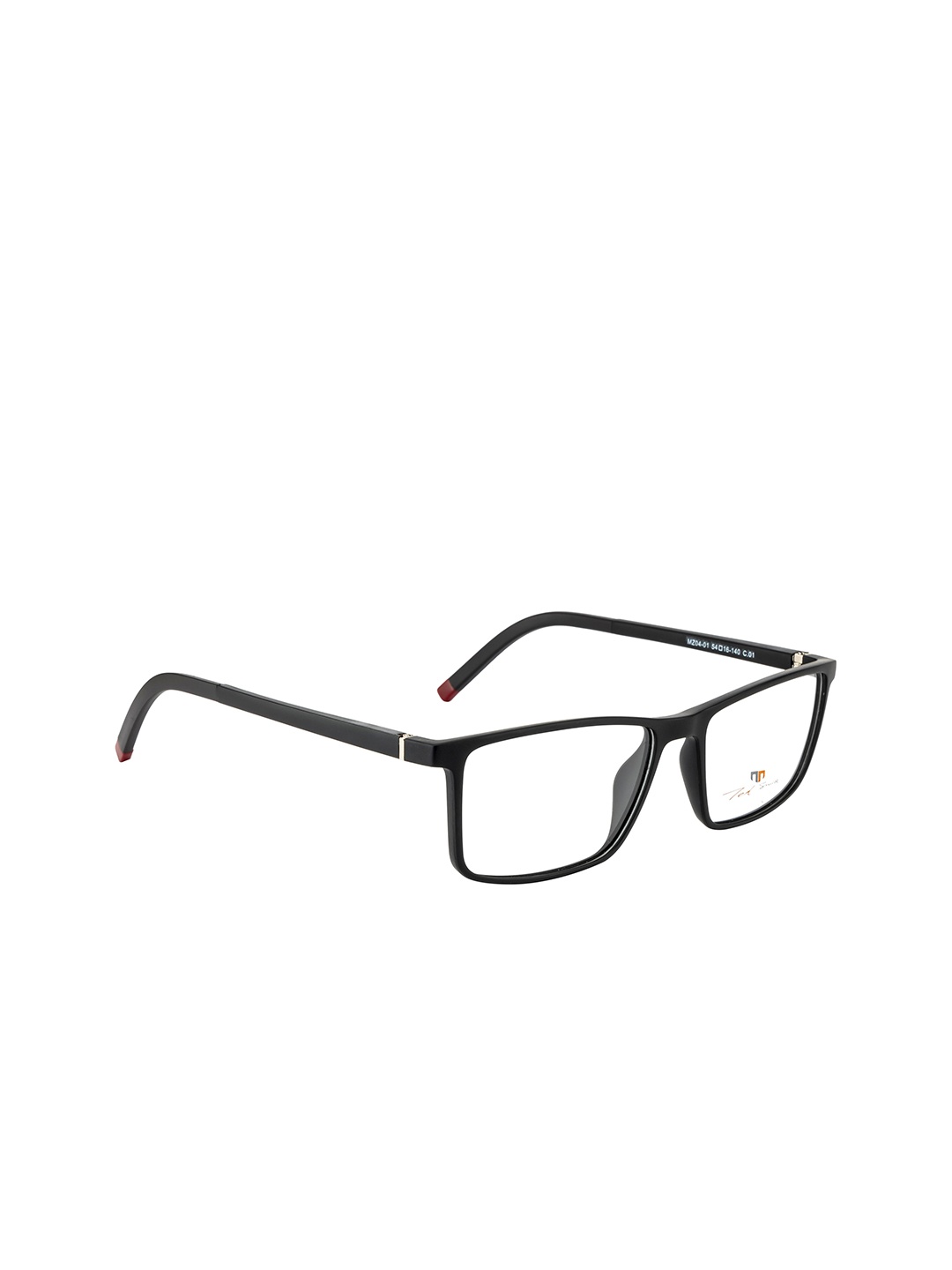 

Ted Smith Unisex Black Full Rim Wayfarer Frames Eyeglasses