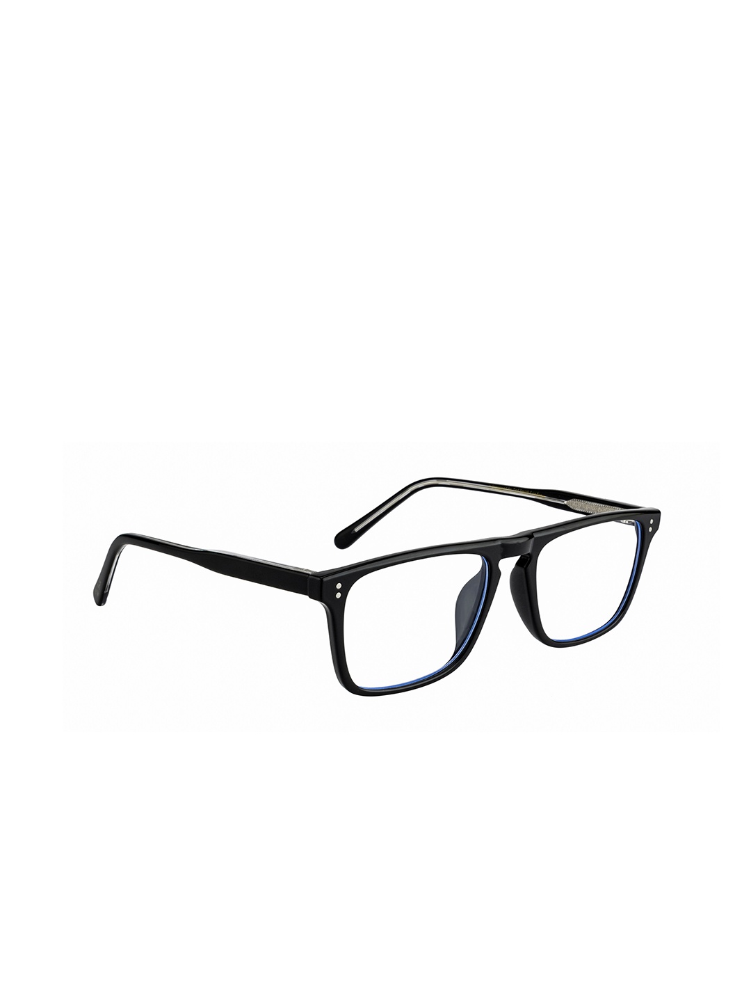 

Ted Smith Unisex Black Full Rim Wayfarer Frames