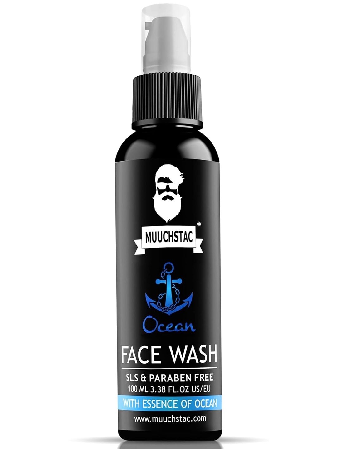 

MUUCHSTAC Ocean Face Wash 100 ml, Black