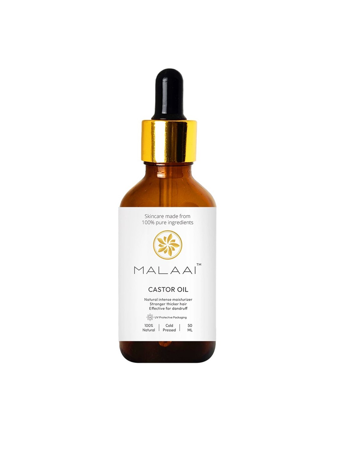 

MALAAI Castor Natural Oil 50 ml, White