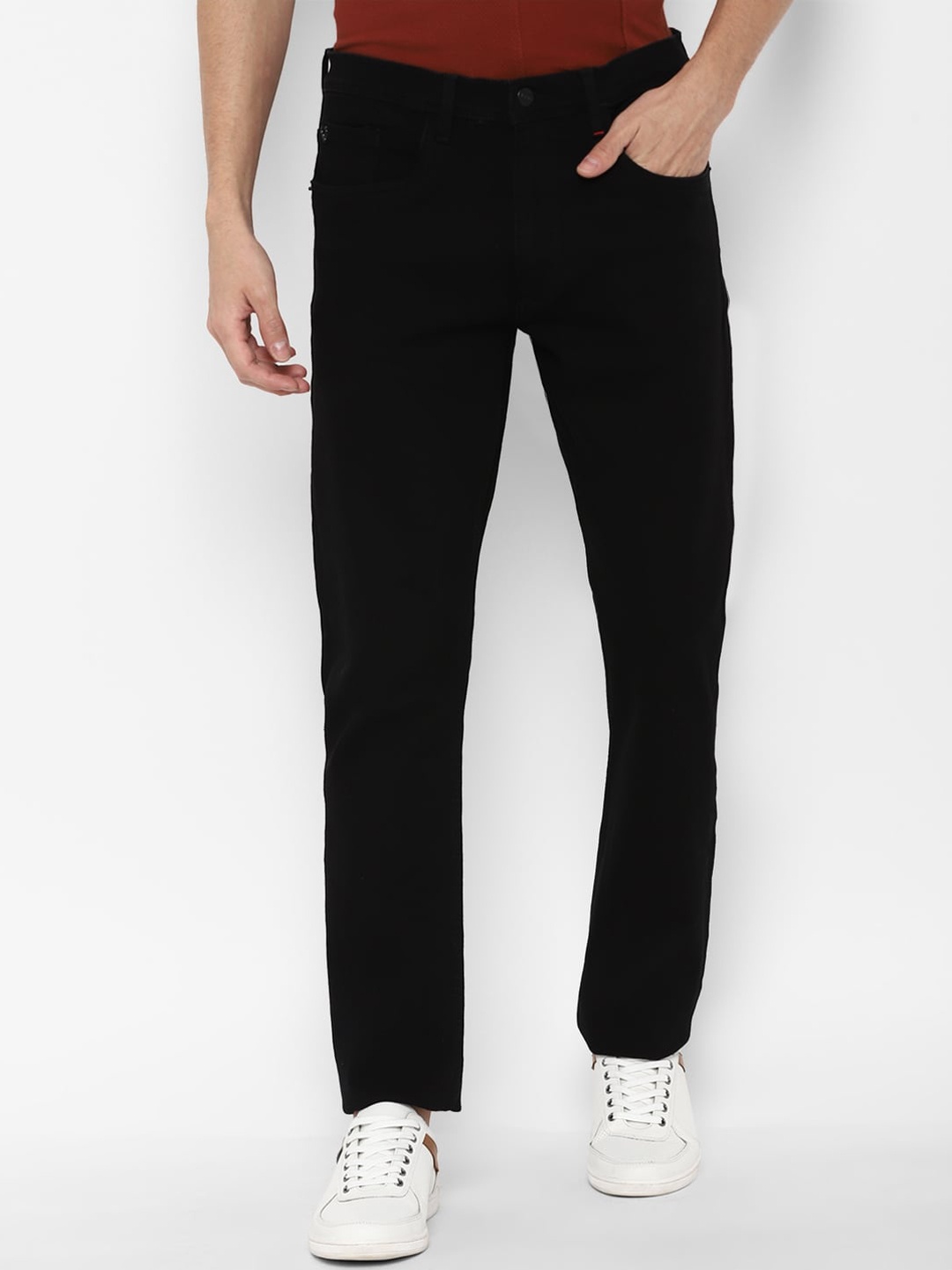 

Allen Solly Men Black Cotton Jeans