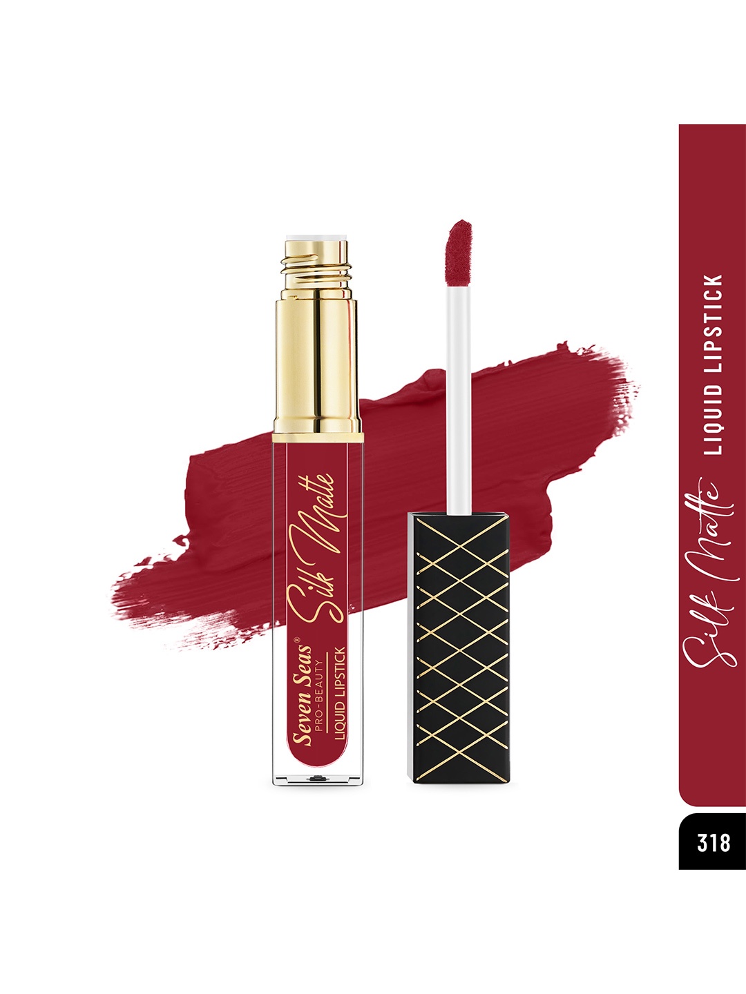 

Seven Seas Silk Matte Liquid Lipstick 8g - Cardinal, Red