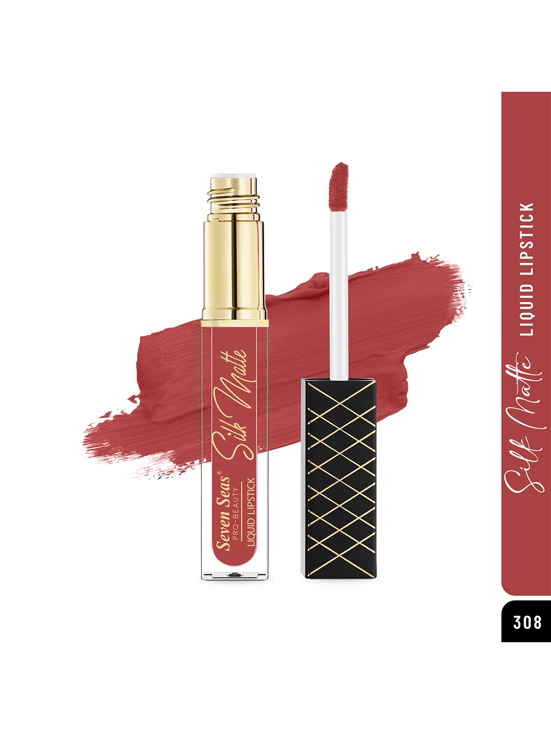 

Seven Seas Silk Matte Liquid Lipstick 8g - Monza, Peach
