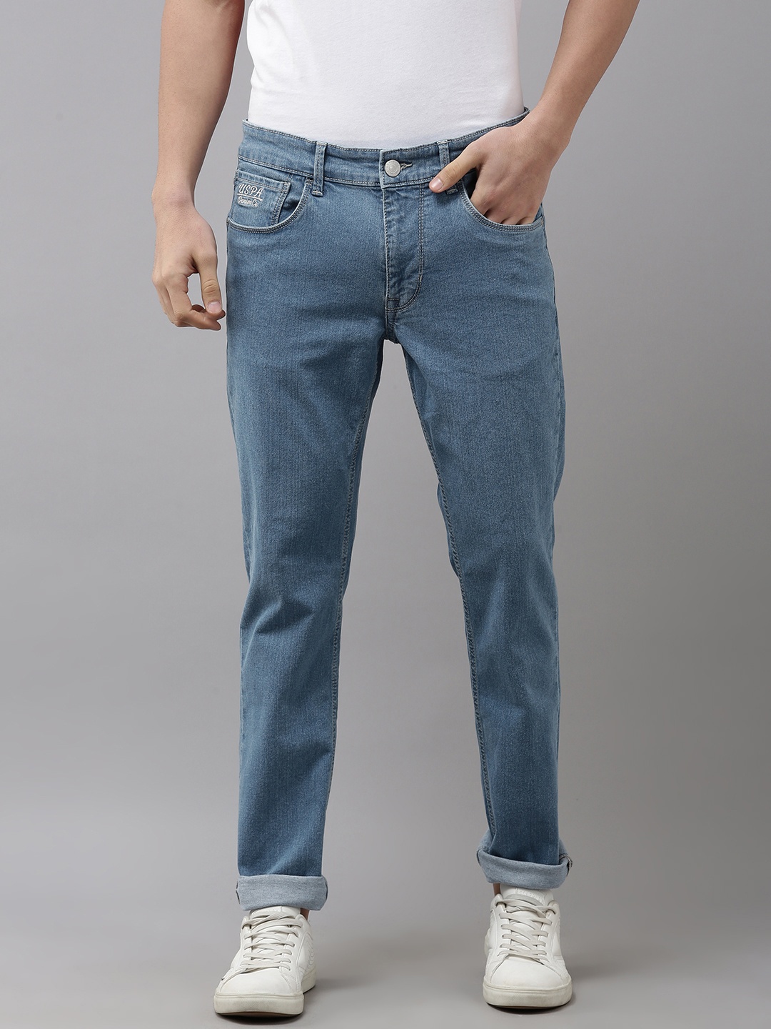 

U.S. Polo Assn. Denim Co. Men Blue Slim Fit Stretchable Jeans
