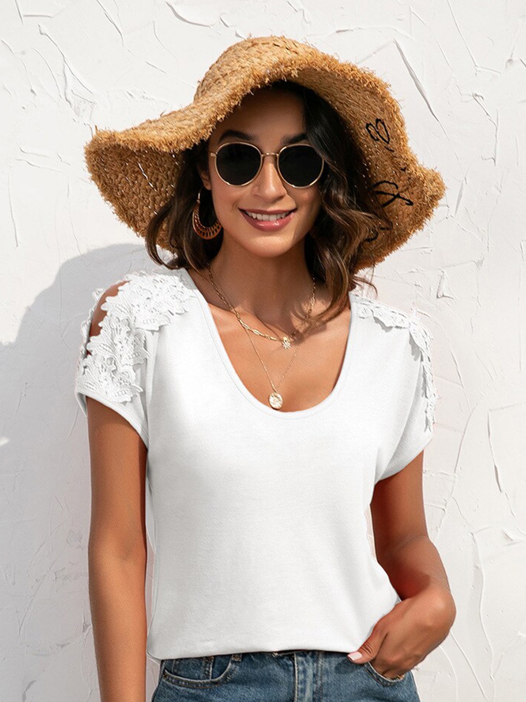 

StyleCast White Solid Top