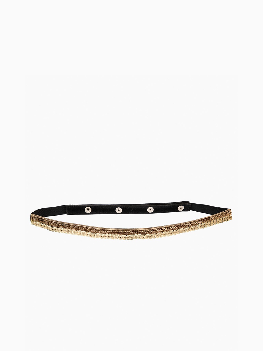 

DEEBACO Women Gold-Toned Embellished Stretchable Belt