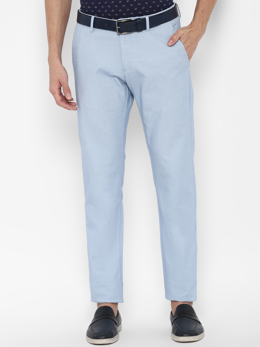 

Allen Solly Men Blue Slim Fit Trousers