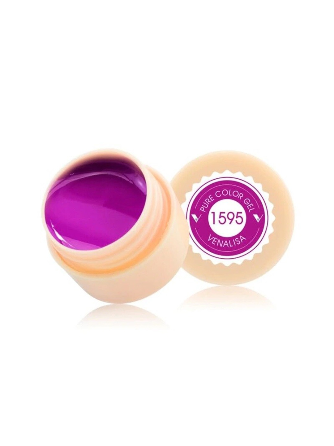 

VENALISA Pure Color Solid LED UV Gel Nail Art Nail Polish - 1595, Purple