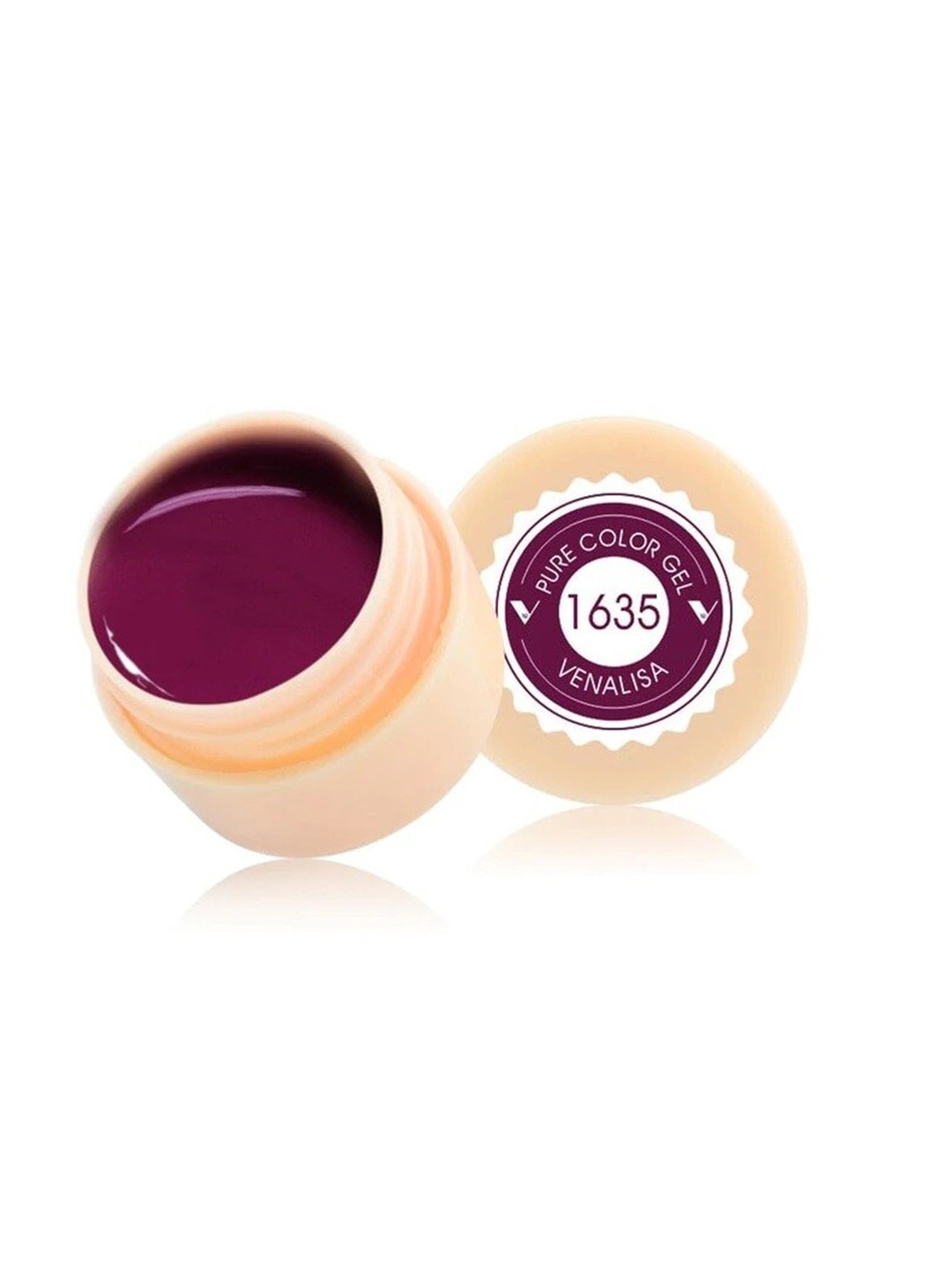 

VENALISA Pure Color LED & UV Gel Nail Polish 5 ml - 1635, Maroon