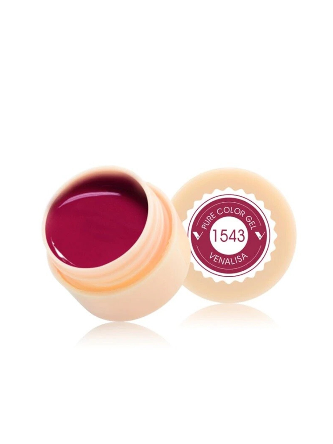 

VENALISA Pure Color LED & UV Gel Nail Polish - Shade 1543, Maroon