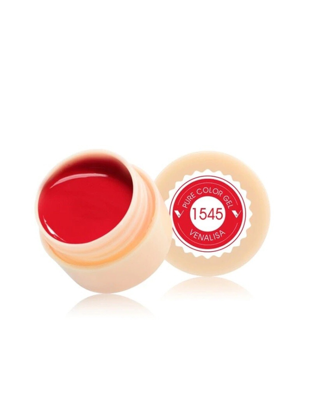 VENALISA Pure Color LED & UV Gel Nail Polish 5 ml - 1545, Red