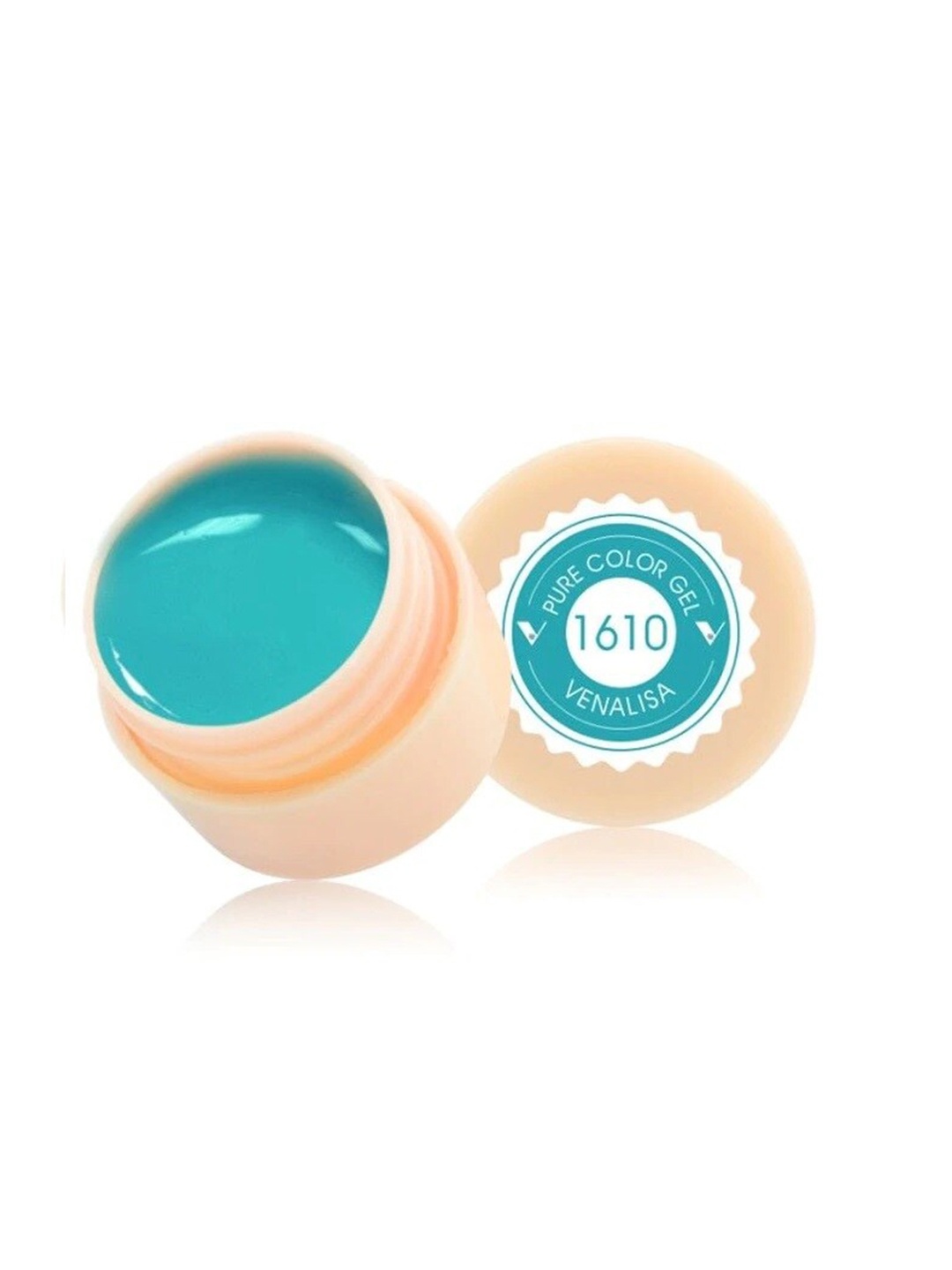 

VENALISA Pure Color LED & UV Gel Nail Polish - Shade 1610, Turquoise blue