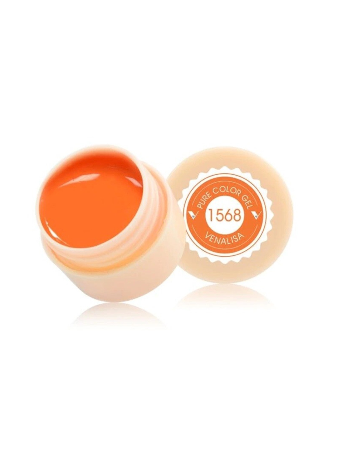 

VENALISA Pure Color LED & UV Gel Nail Polish - Shade 1568, Orange