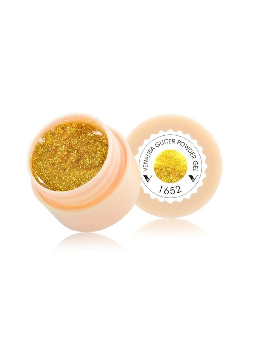 

VENALISA Glitter Powder LED & UV Gel Nail Polish 5 ml - 1652, Gold