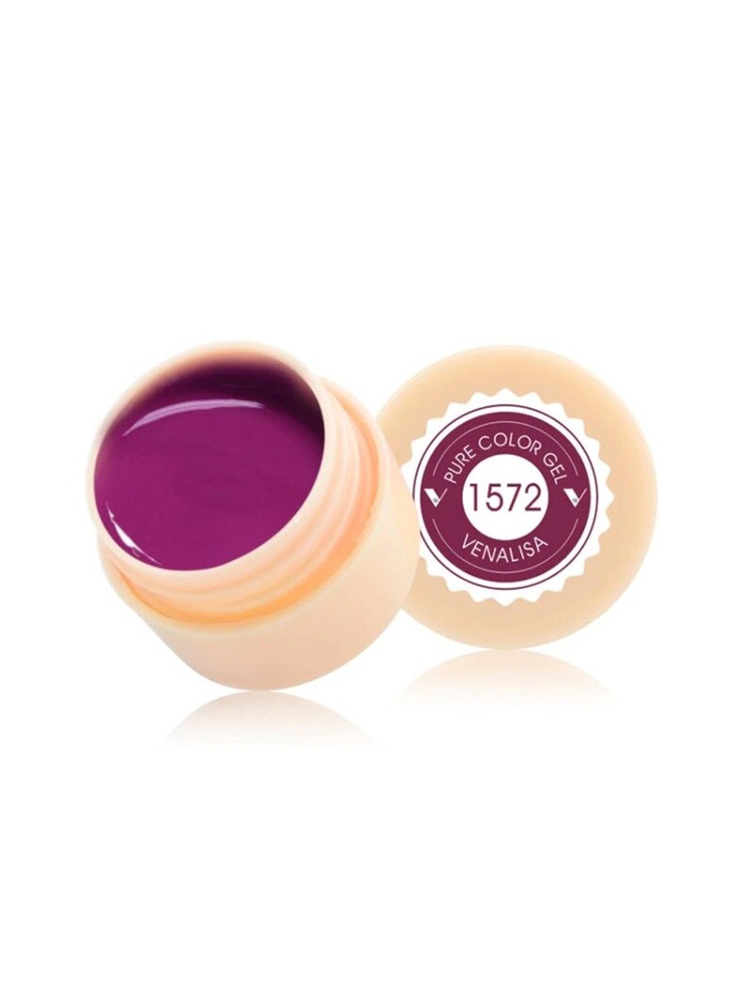 VENALISA Pure Color LED & UV Gel Nail Polish 5 ml - 1572, Purple