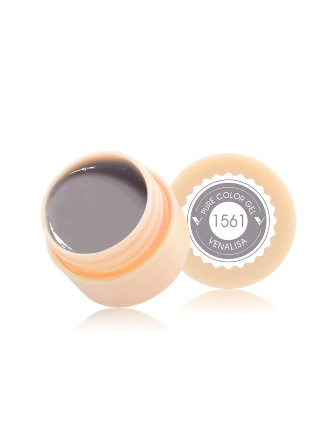 

VENALISA Pure Color LED & UV Gel Nail Polish 5 ml - 1561, Grey