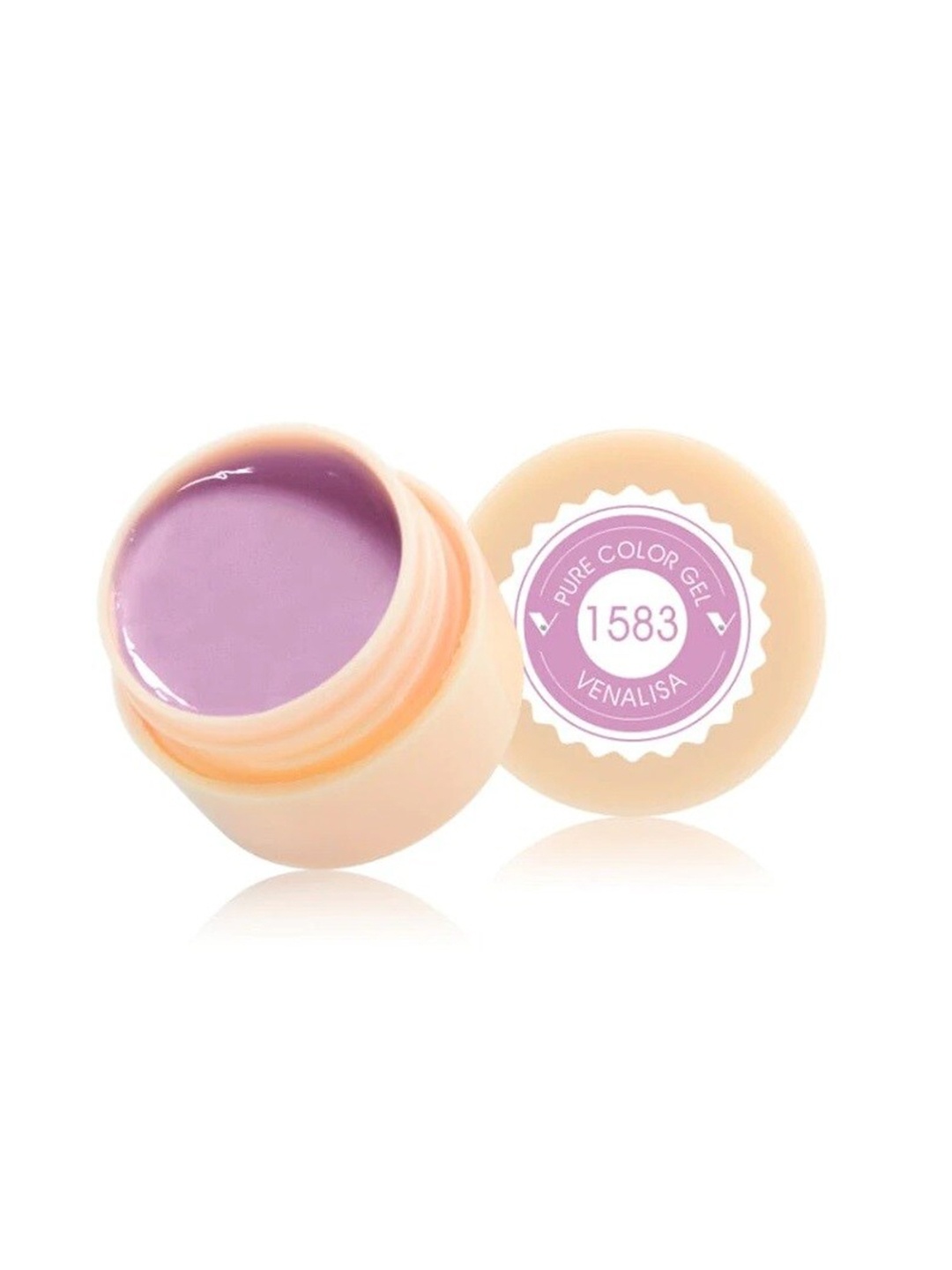 VENALISA Pure Color LED & UV Gel Nail Polish 5 ml - 1583, Pink
