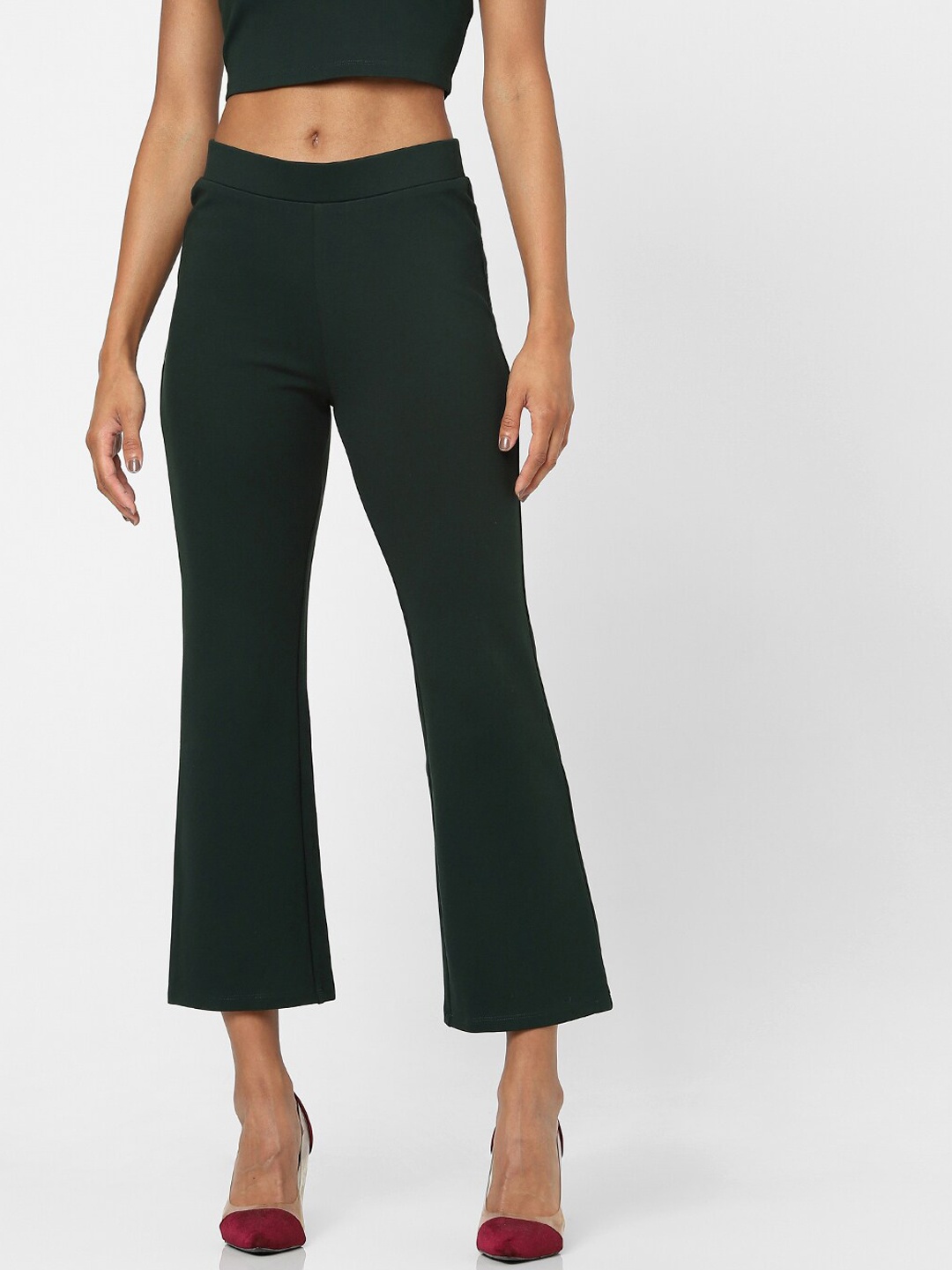 

ONLY Women Green Trousers