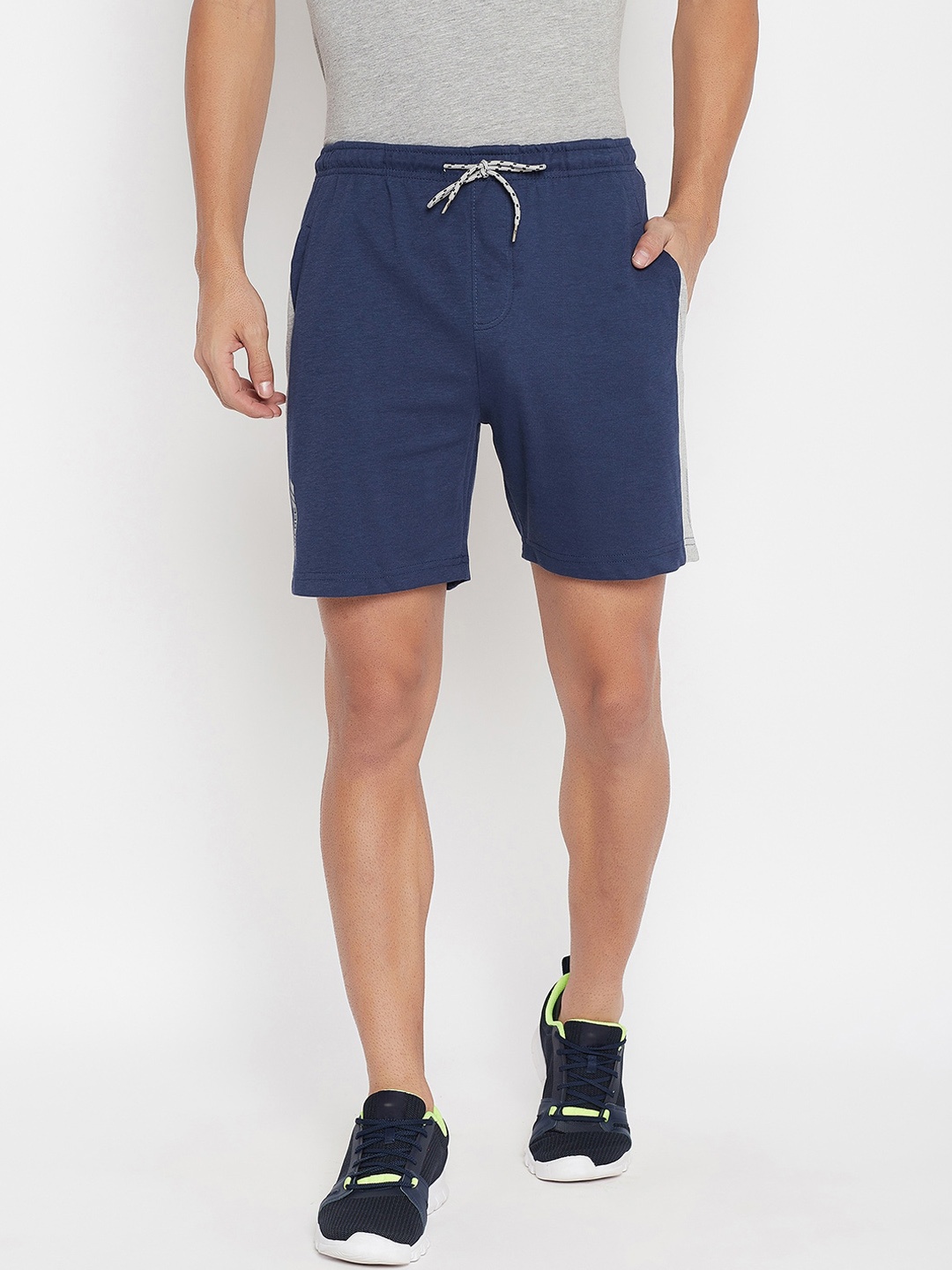 

NEVA Men Blue Cotton Shorts