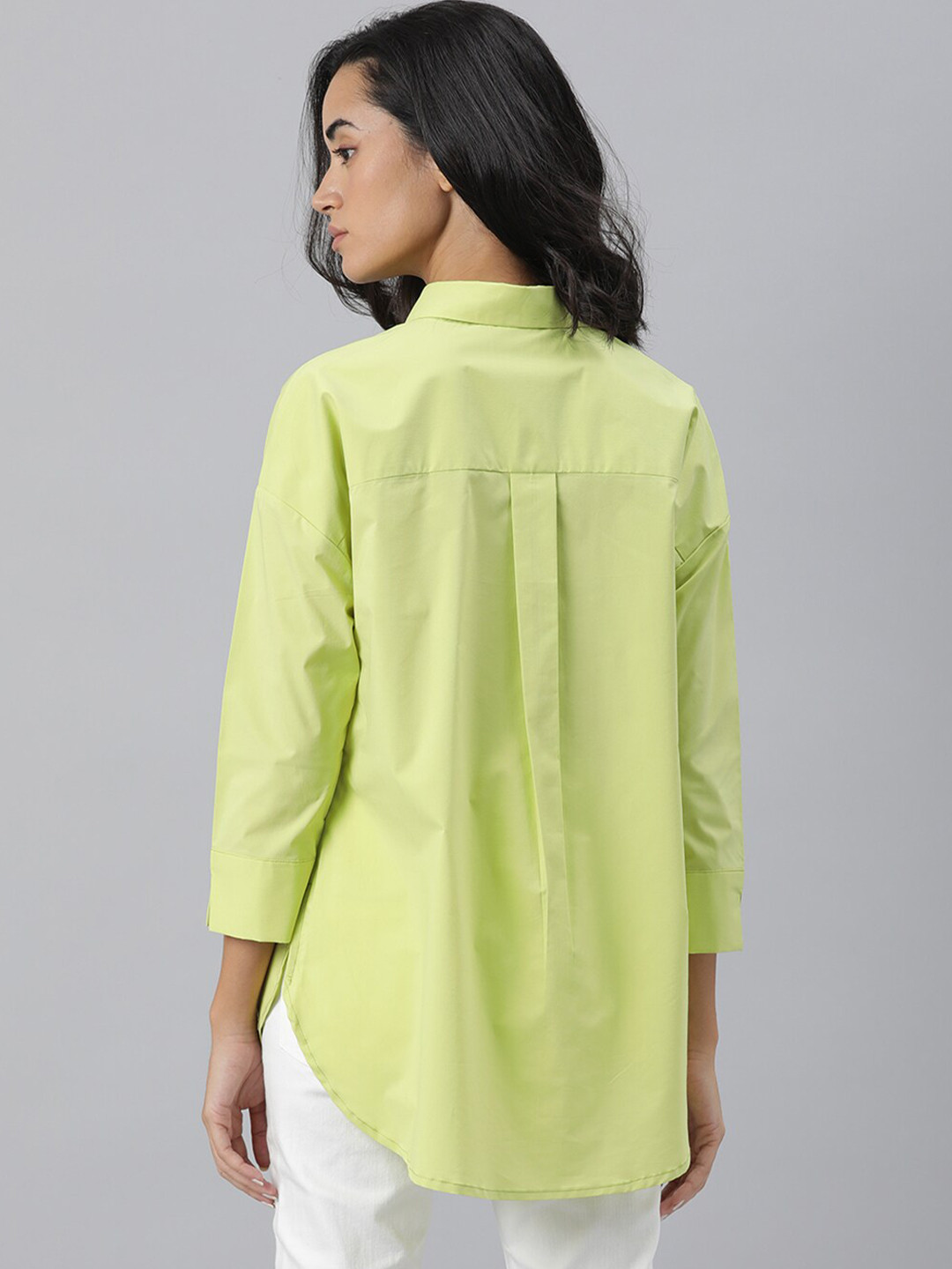 

RAREISM Women Green Shirt Style Top