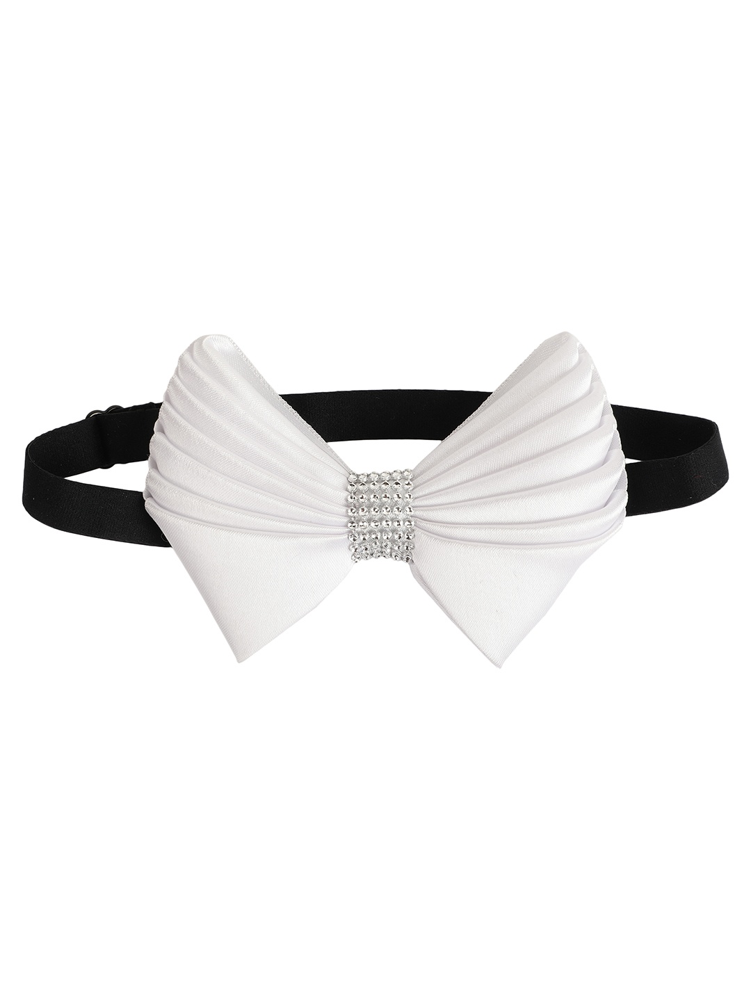 

Alvaro Castagnino Men White & Black Bow Tie