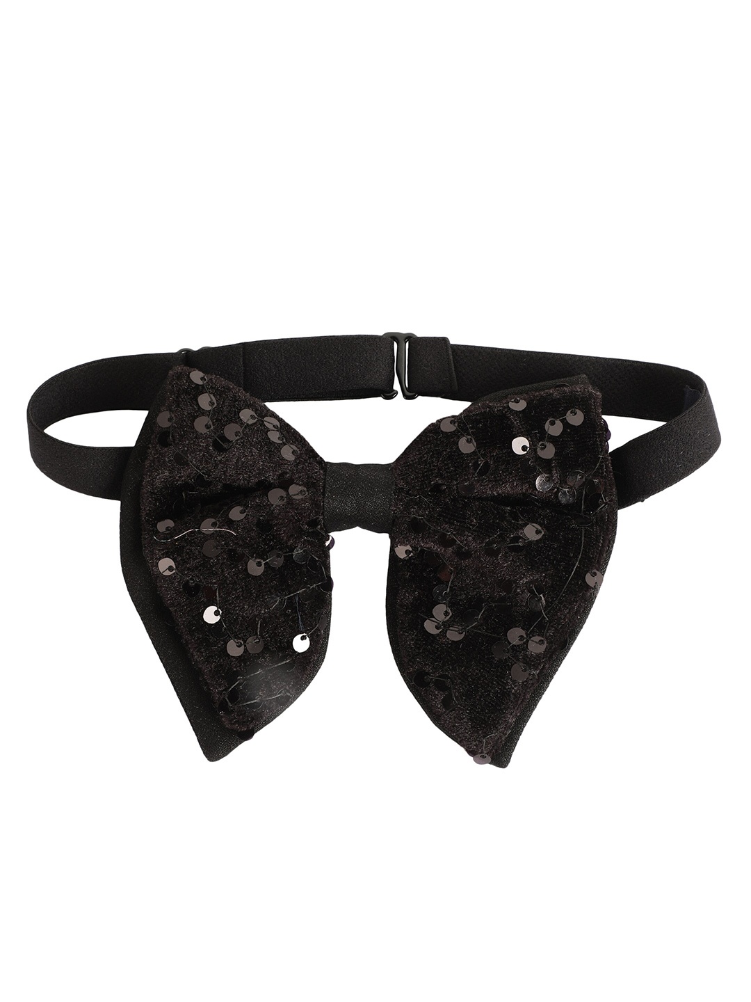 

Alvaro Castagnino Men Black Sequined Party Bow Tie