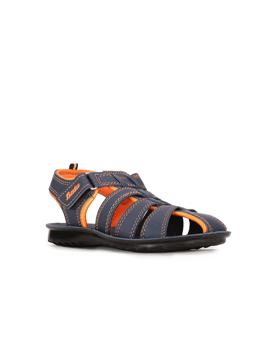 

Bata Boys Blue & Orange Fisherman Sandals