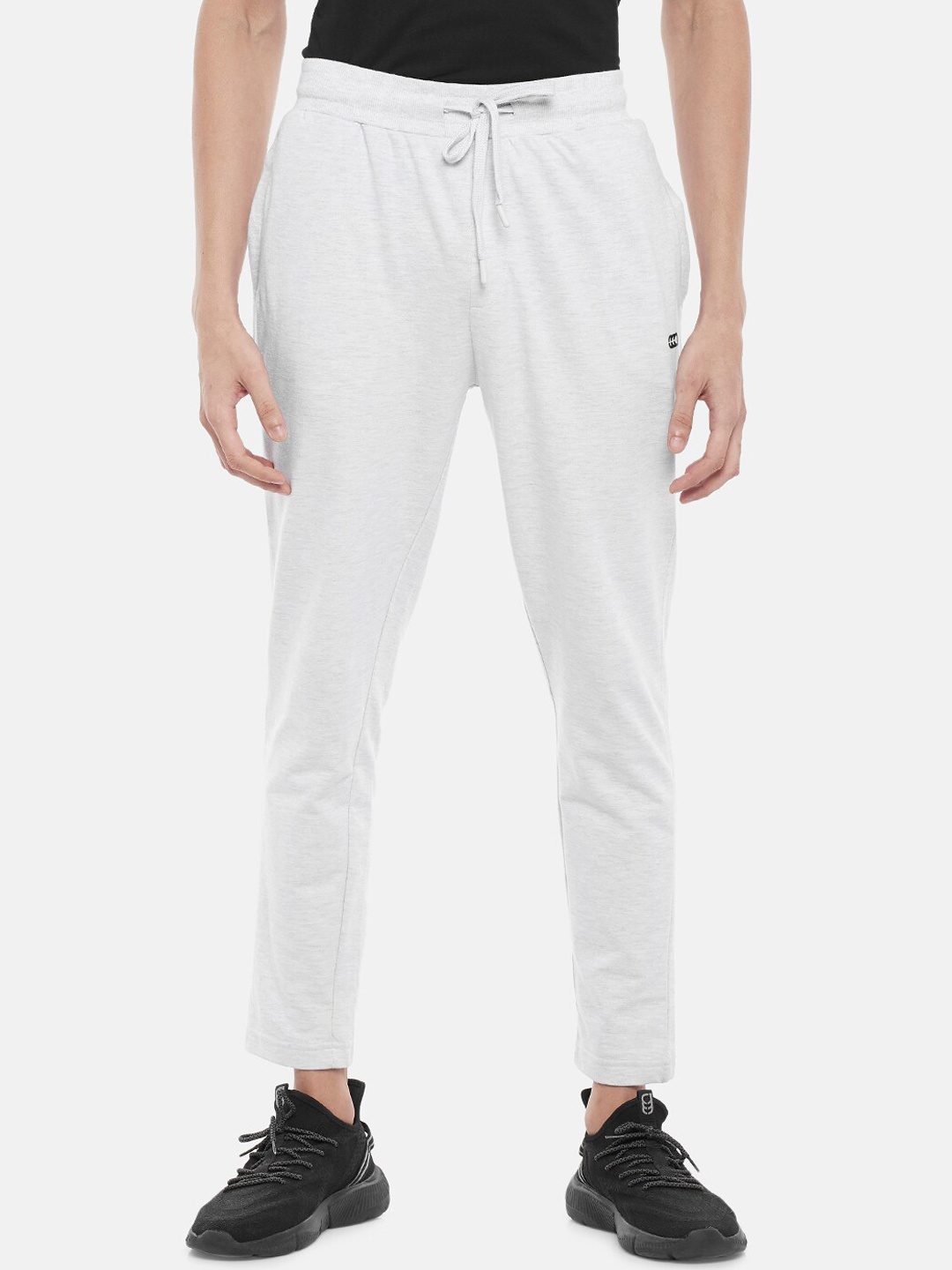

Ajile by Pantaloons Men Grey Melange Solid Slim-Fit Track Pants