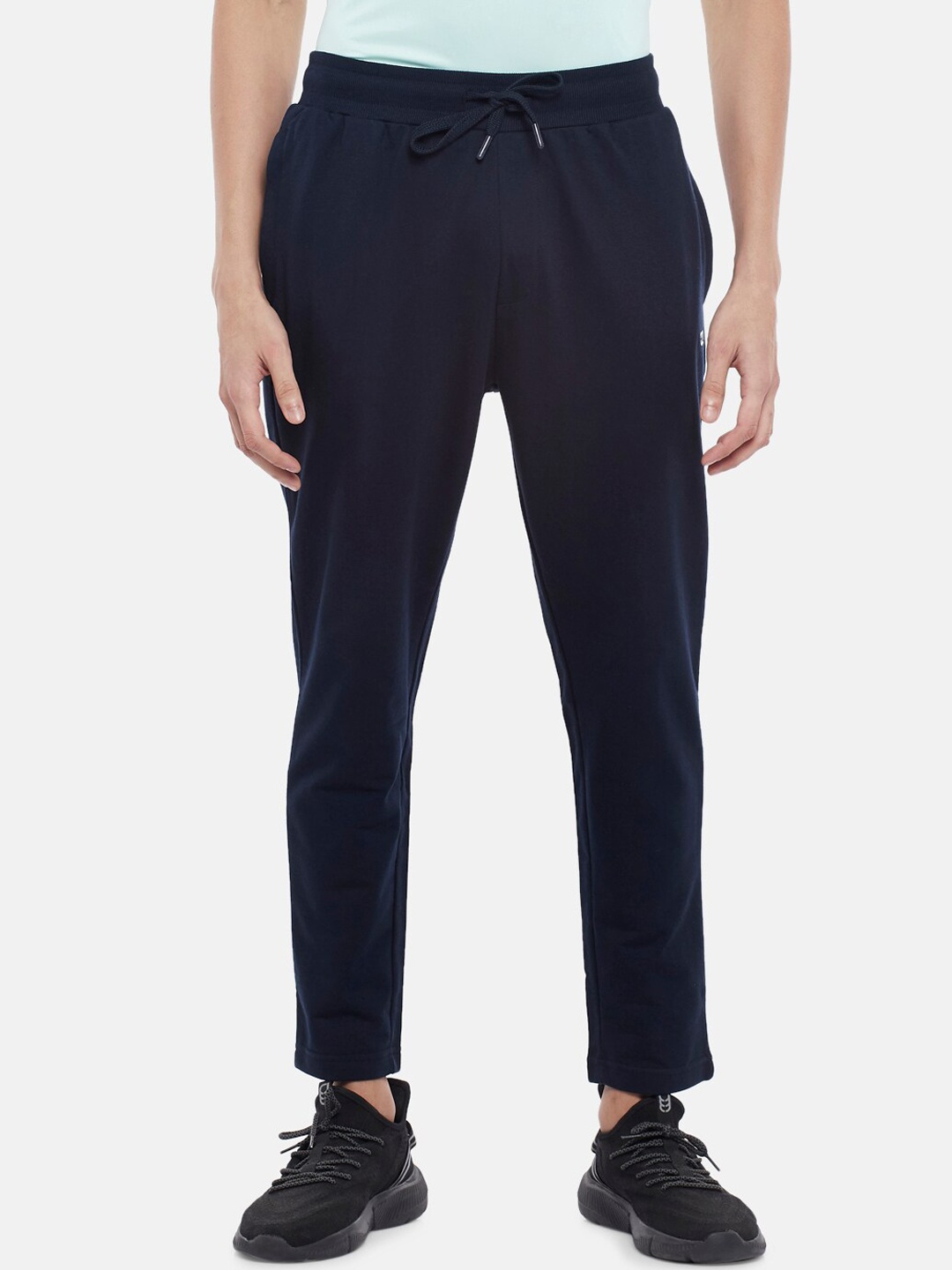 

Ajile by Pantaloons Navy Blue Slim Fit Track Pants