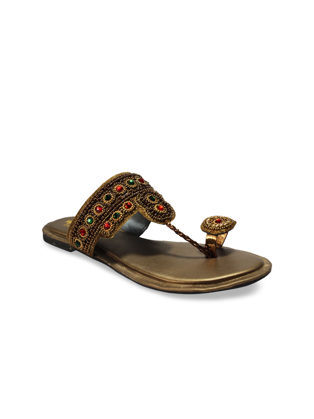 

WALK N STYLE COLLECTION Women Beige One Toe Flats