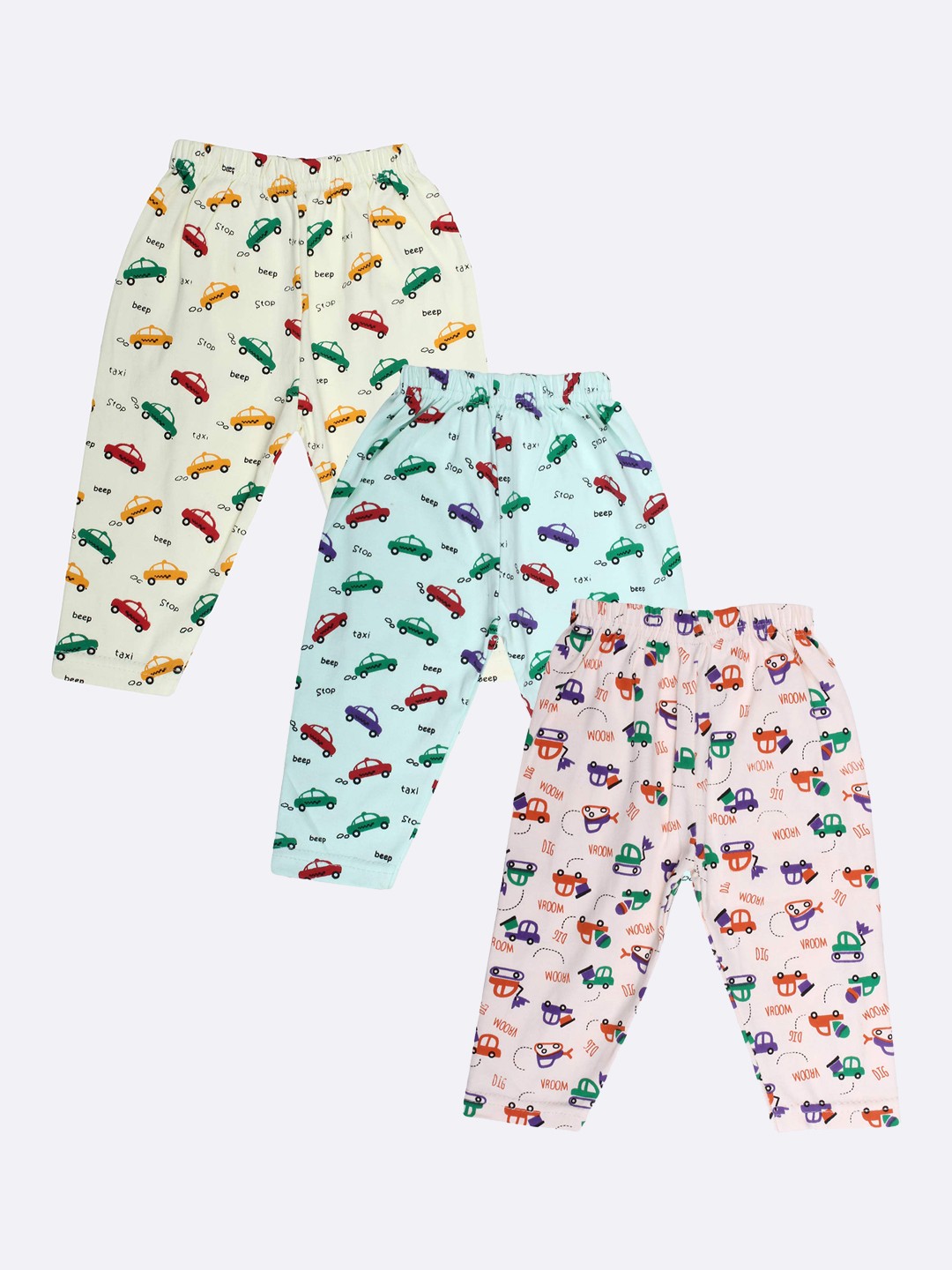 

Superminis Kids Unisex Pack Of 3 Multicoloured Printed Lounge Pants, Multi