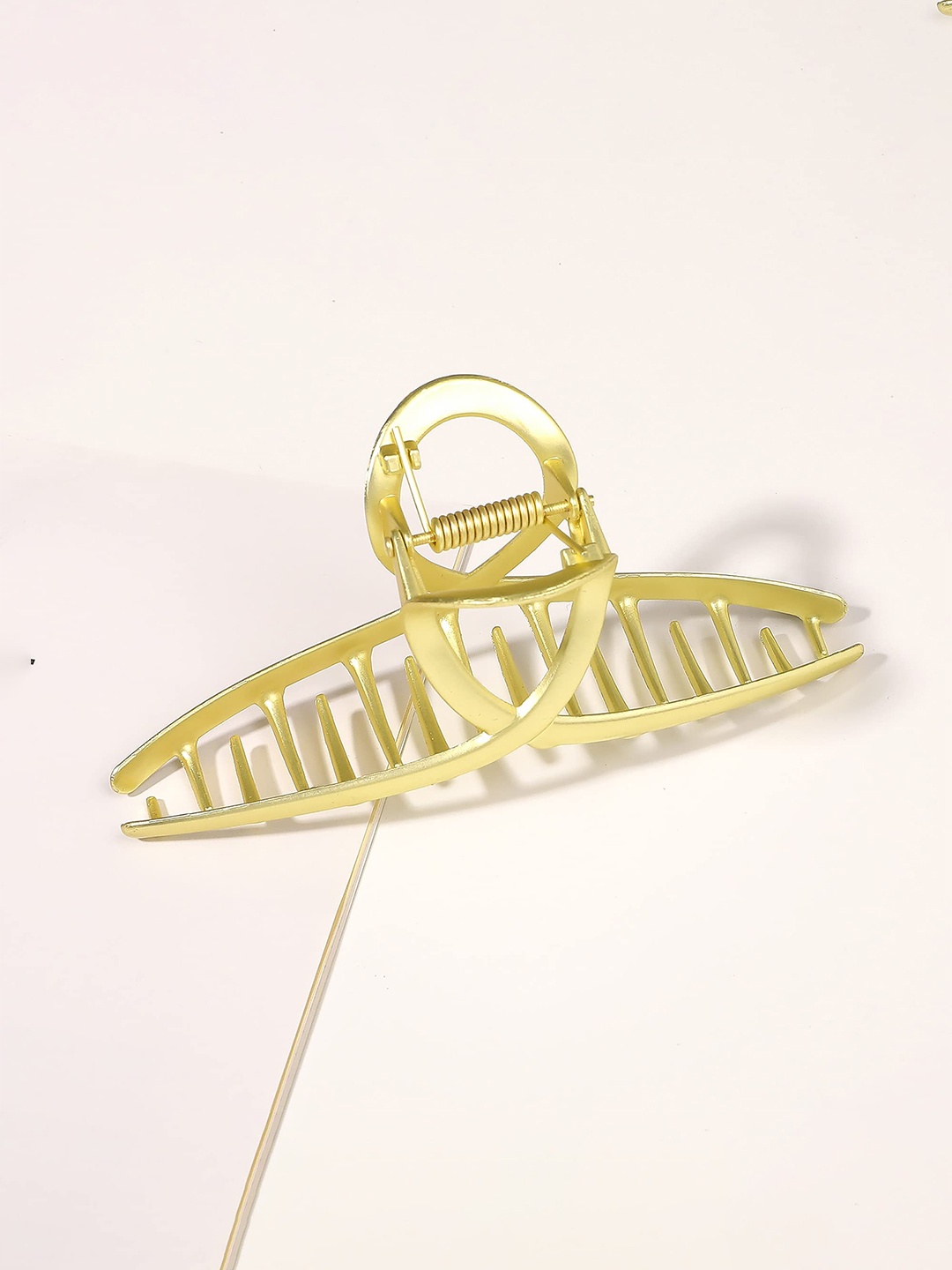 

VAGHBHATT Women Gold-Toned Claw Clip
