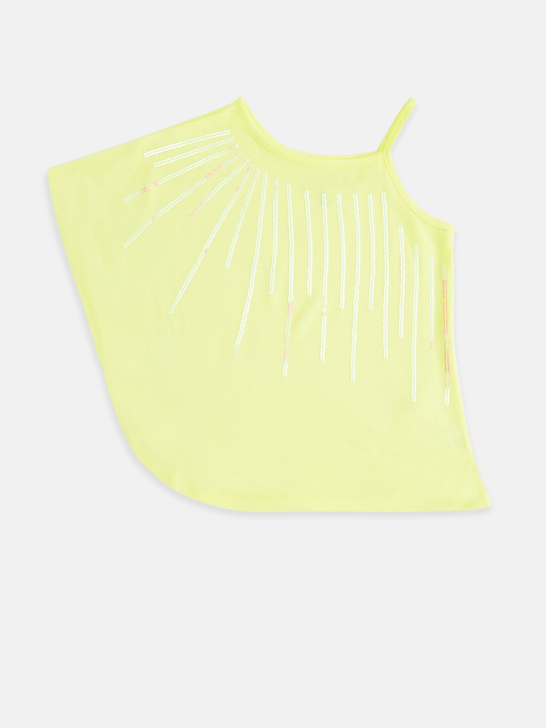 

Pantaloons Junior Girls Yellow Embellished T-shirt