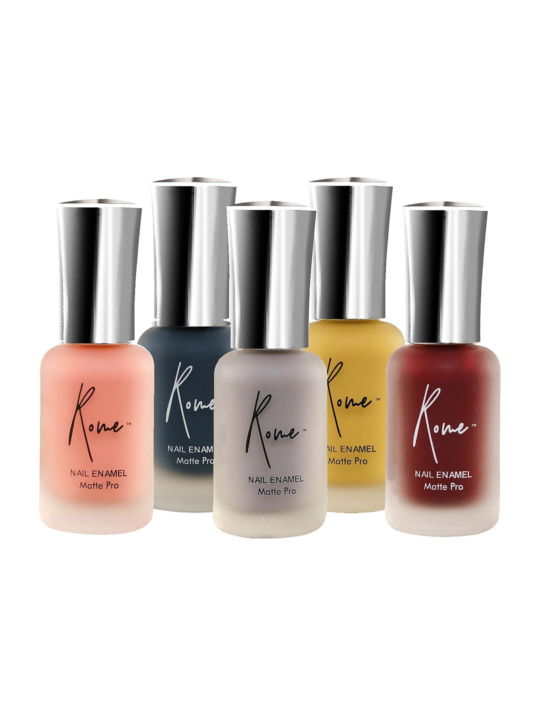 

Rome Set of 5 Matte Pro Nail Enamel, Multi