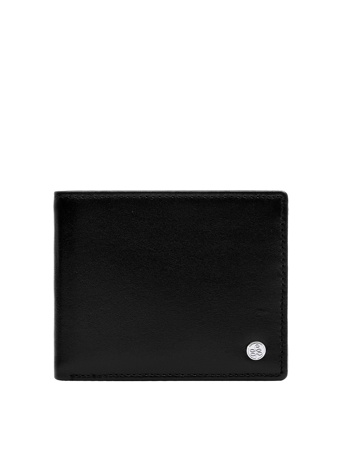 

Eske Men Black Leather Two Fold Wallet