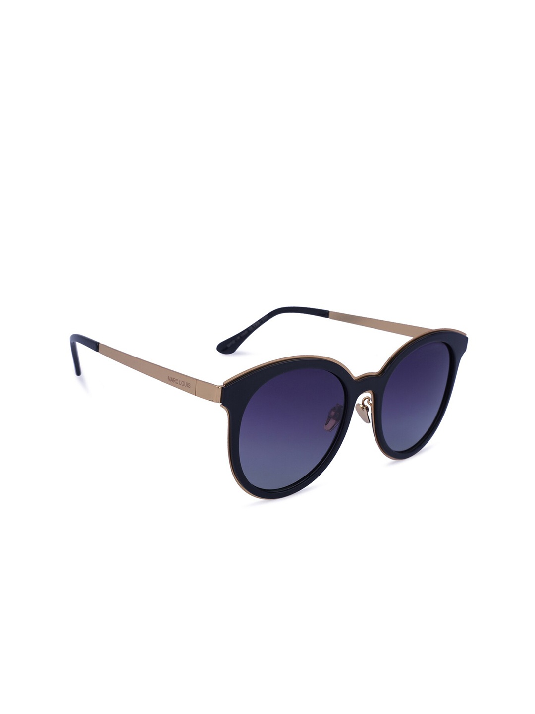 

MARC LOUIS Unisex Purple Lens & Black Round Sunglasses MARC LOUIS ULTR
