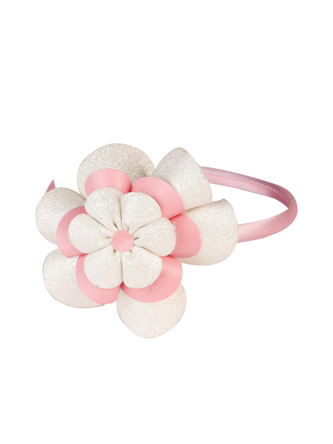 

Aye Candy Girls Pink & White Embellished Flower Chill Wrap Headband