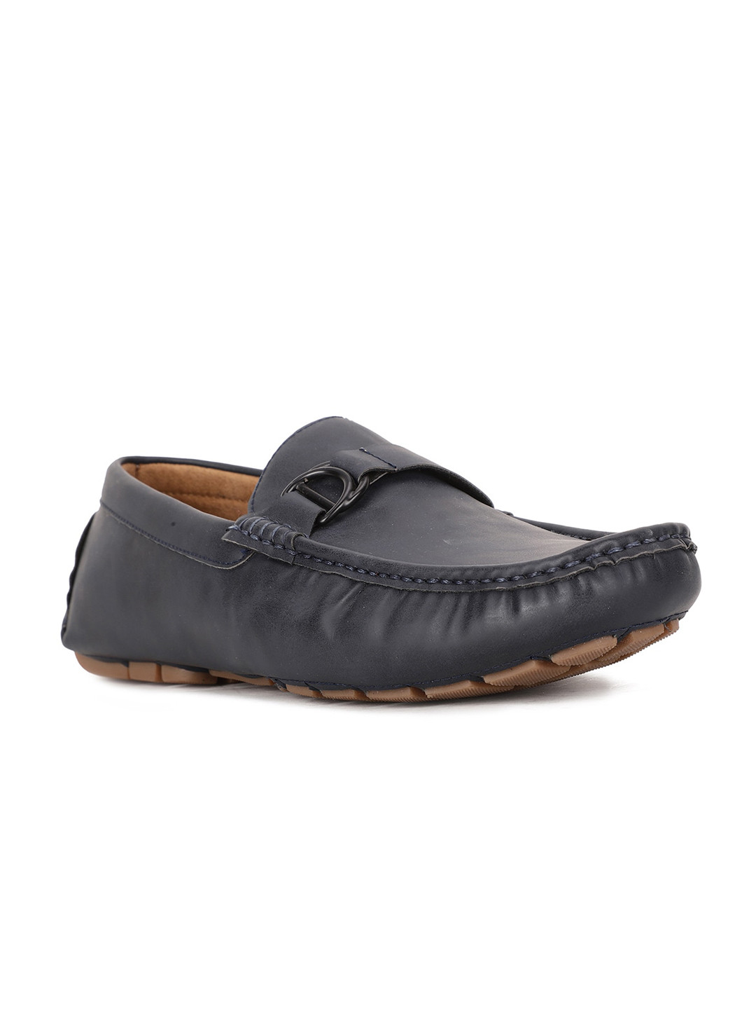 

Bata Men Blue Solid Loafers