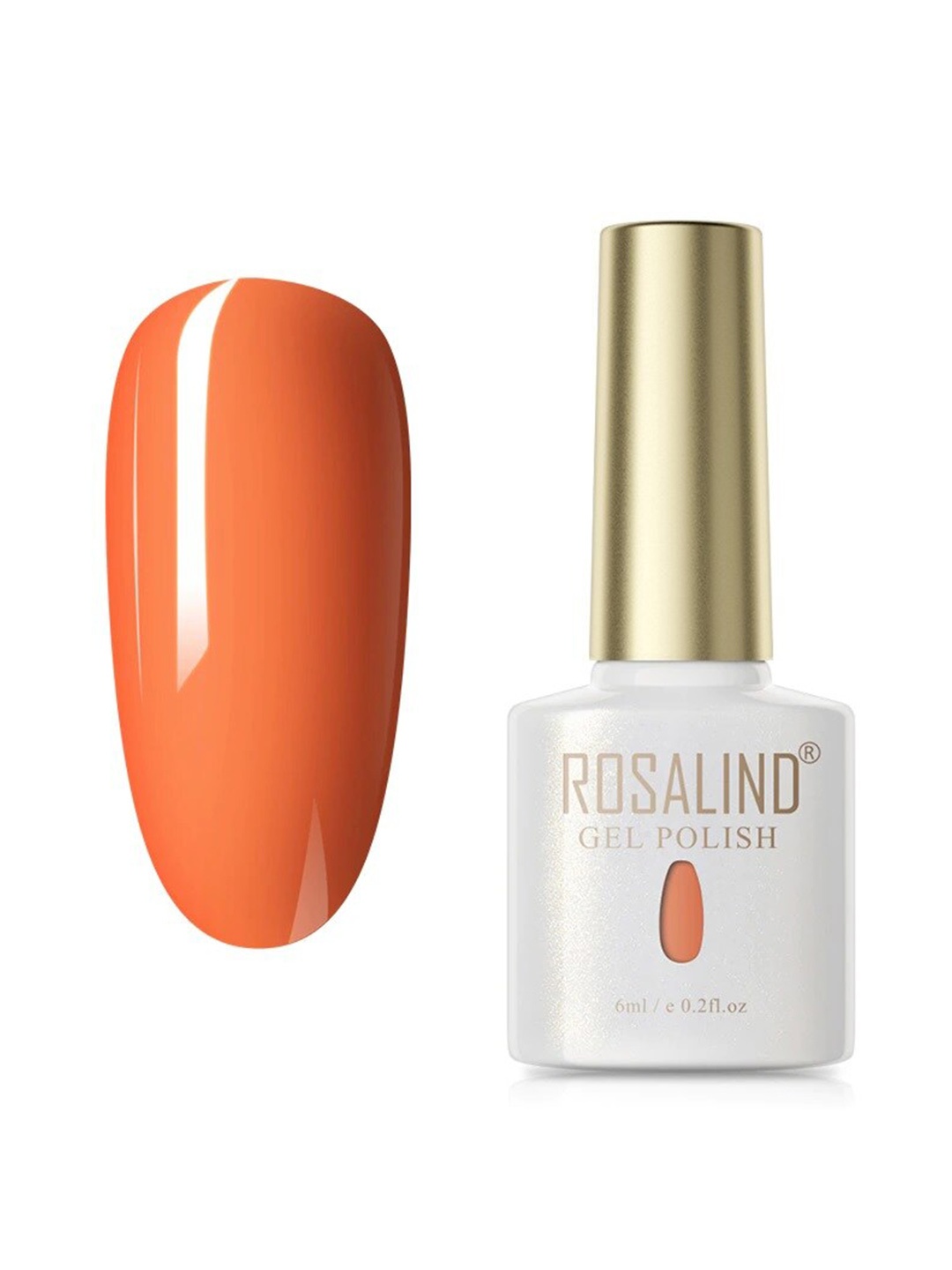 

ROSALIND Soak Off RAE Pure Color UV LED Gel Nail Polish - PX013, Orange