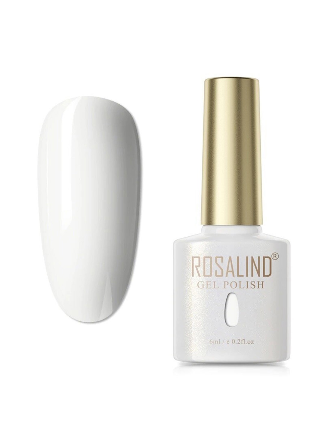 

ROSALIND Soak Off RAE Pure Color UV LED Gel Nail Polish - PX002, White