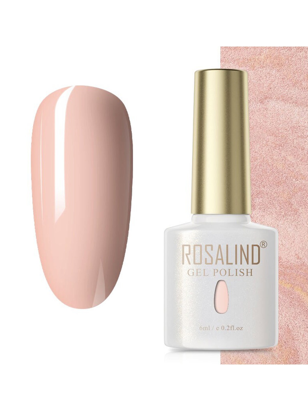 

ROSALIND Pure Color Soak-Off UV/LED Gel Nail Polish - PX052, Nude