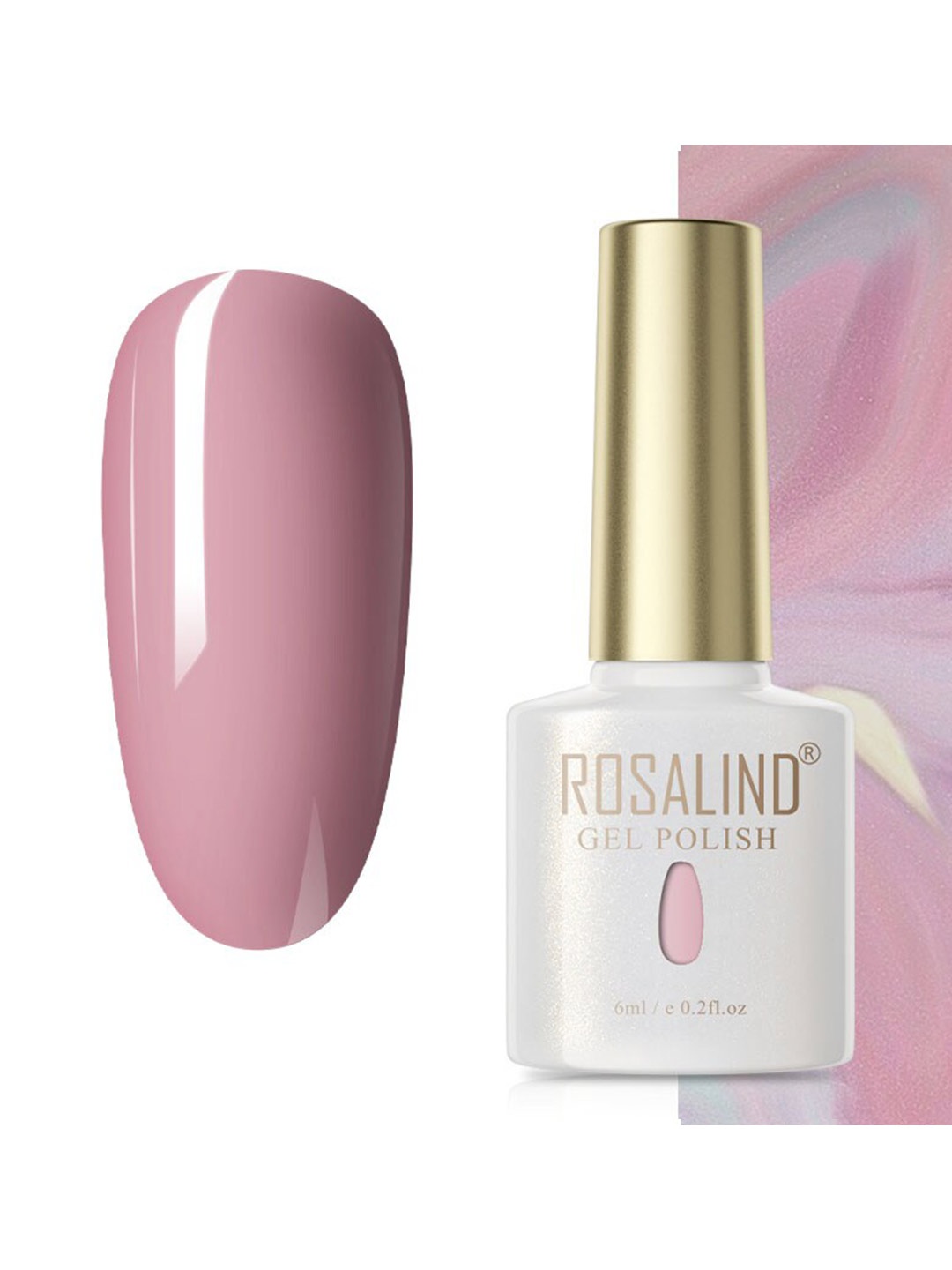 

ROSALIND Pure Color Soak-Off UV/LED Gel Nail Polish - PX059, Pink